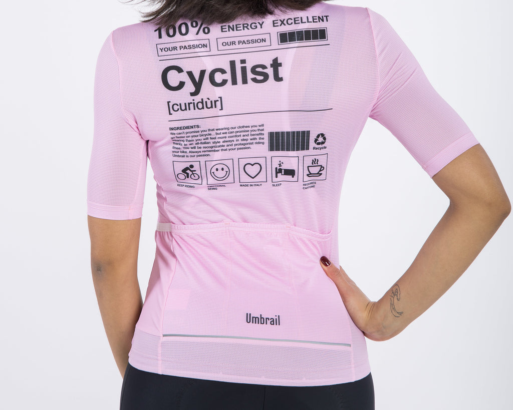 Umbrail Curidur sykkeltrøye - Lys Rosa - dame