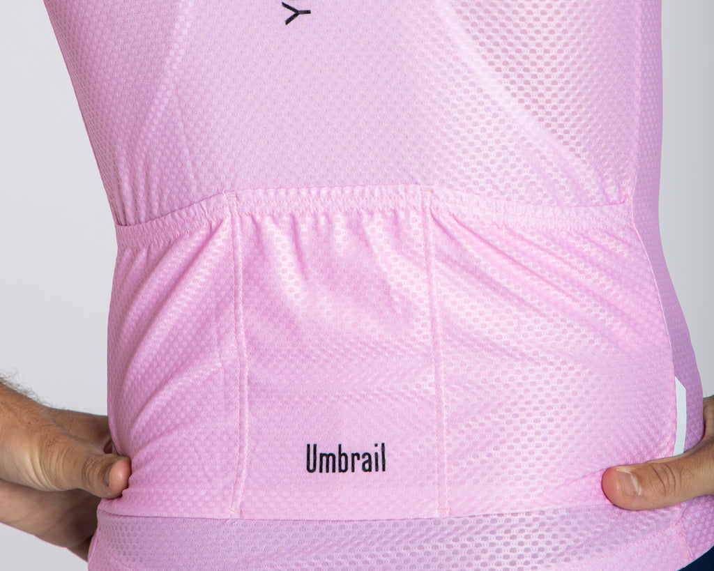 Umbrail Di Rosa sykkeltrøye - Lys Rosa - herre