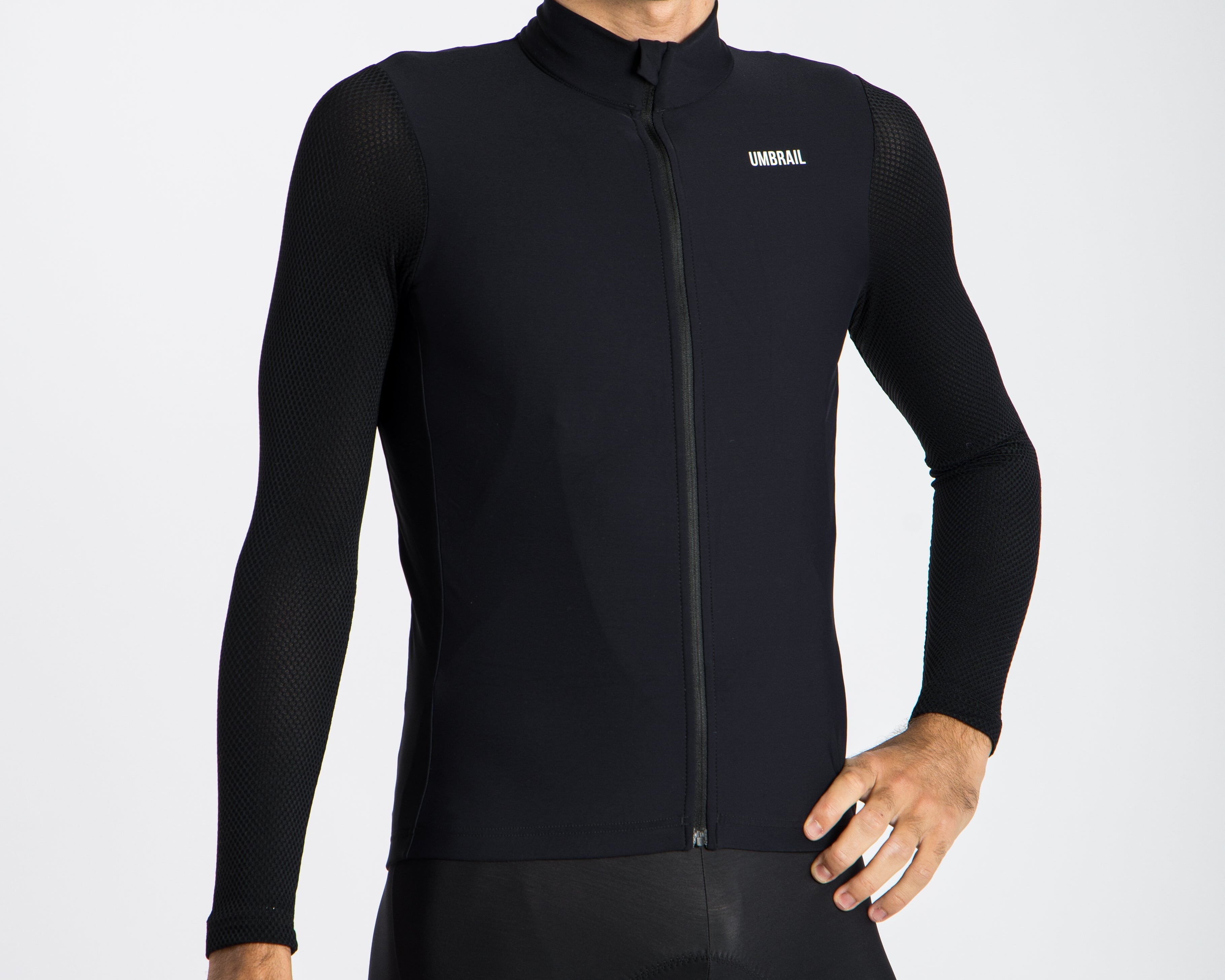 Umbrail Louison langermet sykkeltrøye - Sort - Unisex