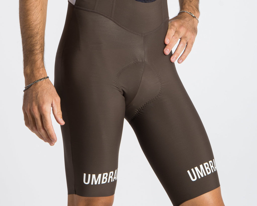 Umbrail Tonti sykkelshorts - Brun - Unisex