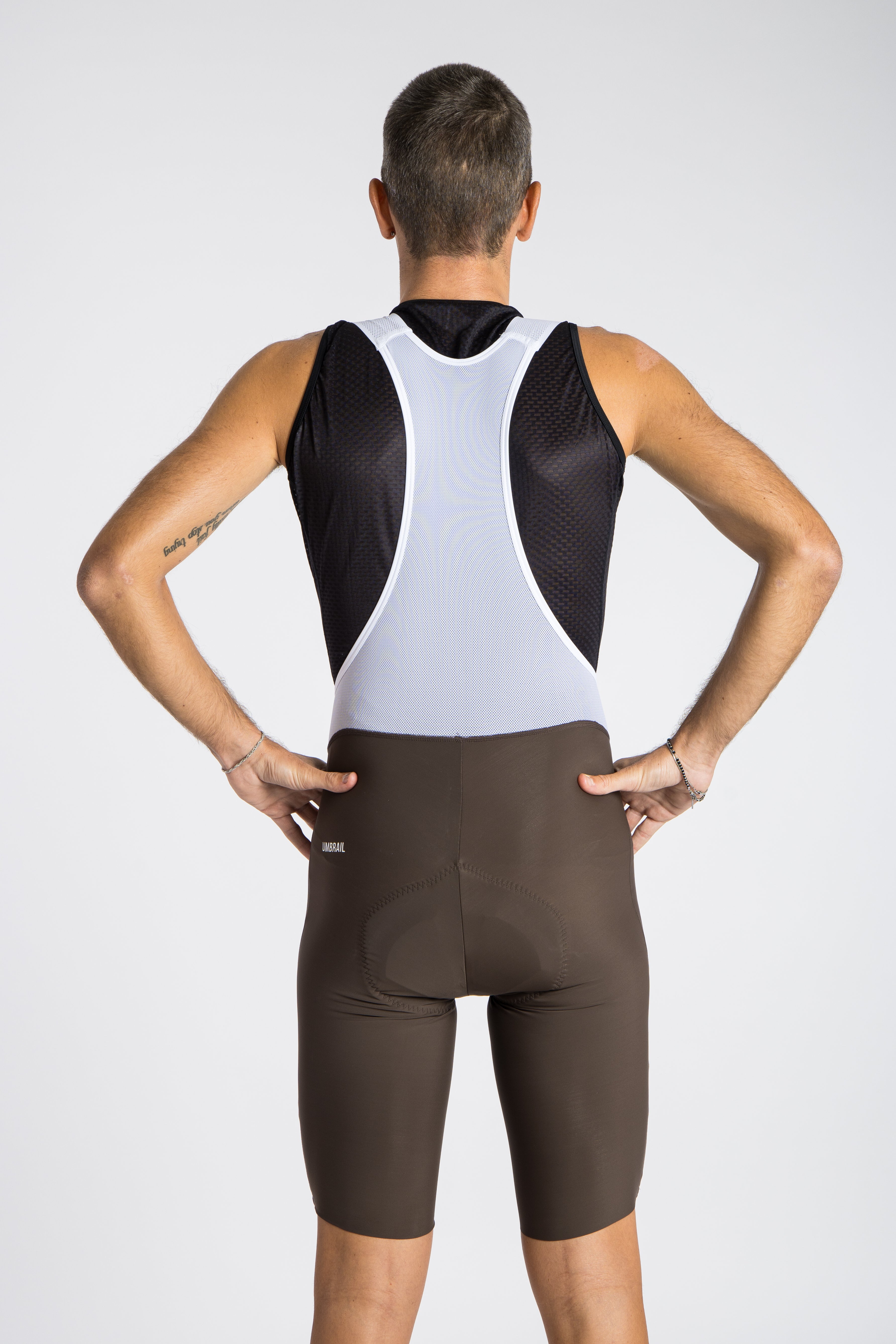 Umbrail Tonti sykkelshorts - Brun - Unisex